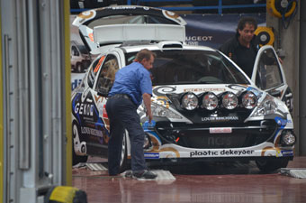 technische controle rally ieper garage duran
