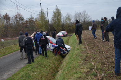 rally van Kortrijk ongeval