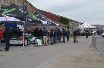 peugeot en skoda testen voor rally ieper